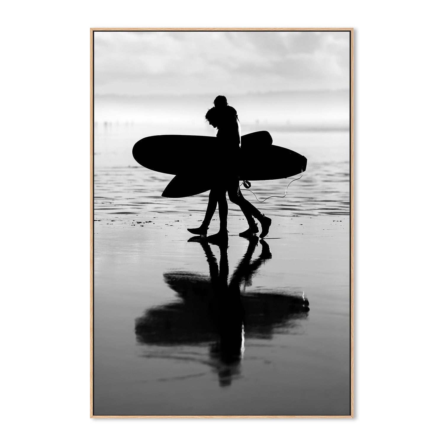 wall-art-print-canvas-poster-framed-Dream In Black And White-4