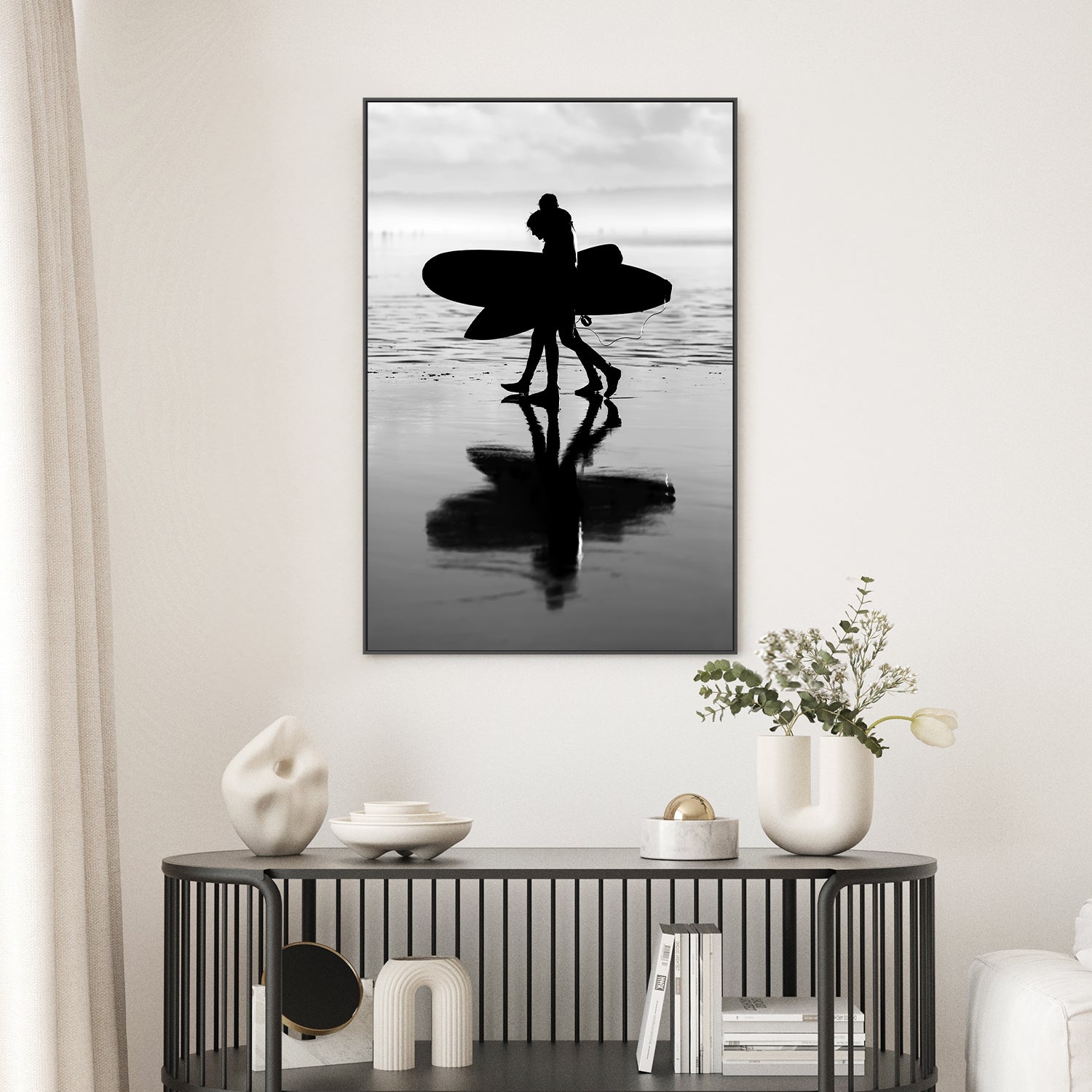 wall-art-print-canvas-poster-framed-Dream In Black And White-7