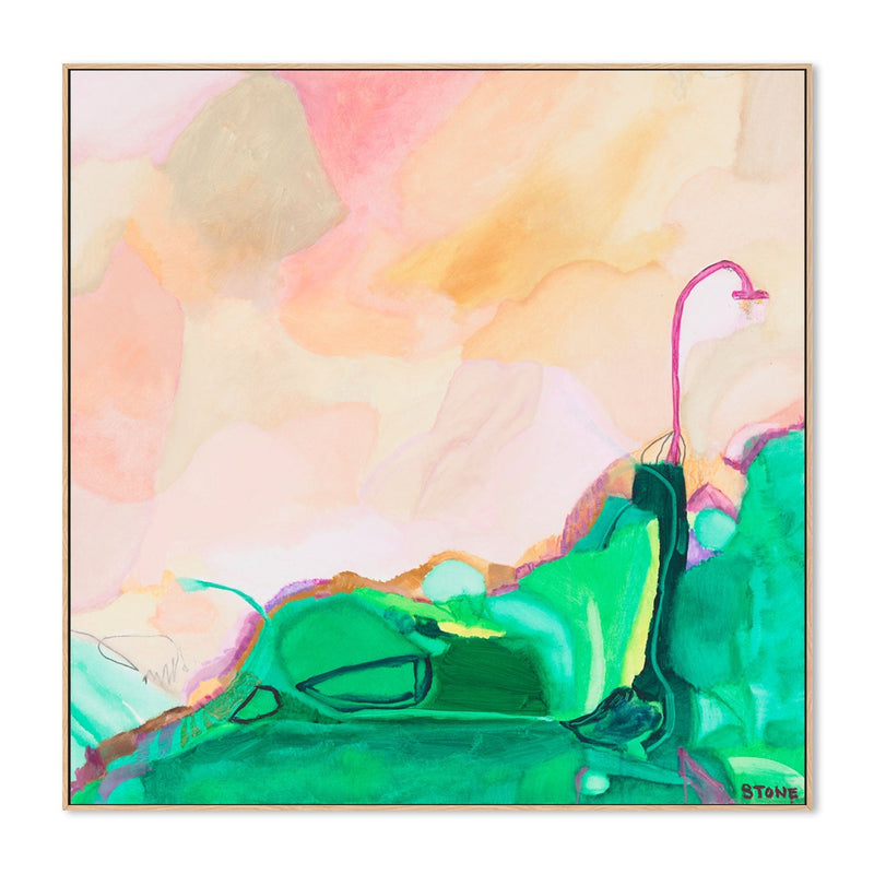 wall-art-print-canvas-poster-framed-Dreamy Green , By Belinda Stone-GIOIA-WALL-ART