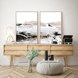wall-art-print-canvas-poster-framed-Dune, Set Of 2, Style B , By Dan Hobday-by-Dan Hobday-Gioia Wall Art