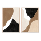 wall-art-print-canvas-poster-framed-Dune, Style A & B, Set Of 2 , By Elena Ristova-GIOIA-WALL-ART