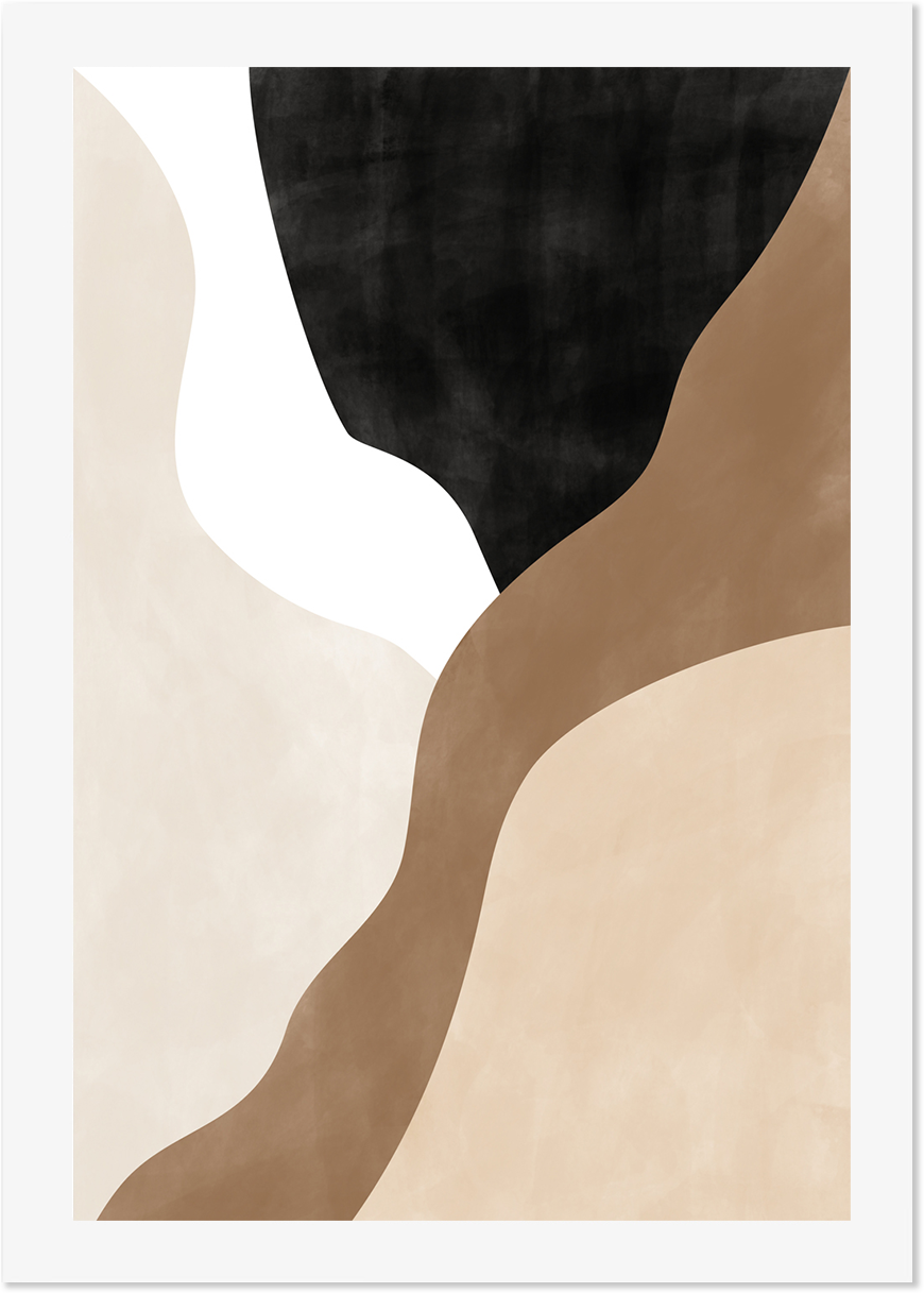 wall-art-print-canvas-poster-framed-Dune, Style B , By Elena Ristova-GIOIA-WALL-ART