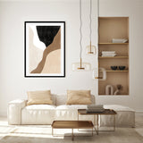 wall-art-print-canvas-poster-framed-Dune, Style B , By Elena Ristova-GIOIA-WALL-ART