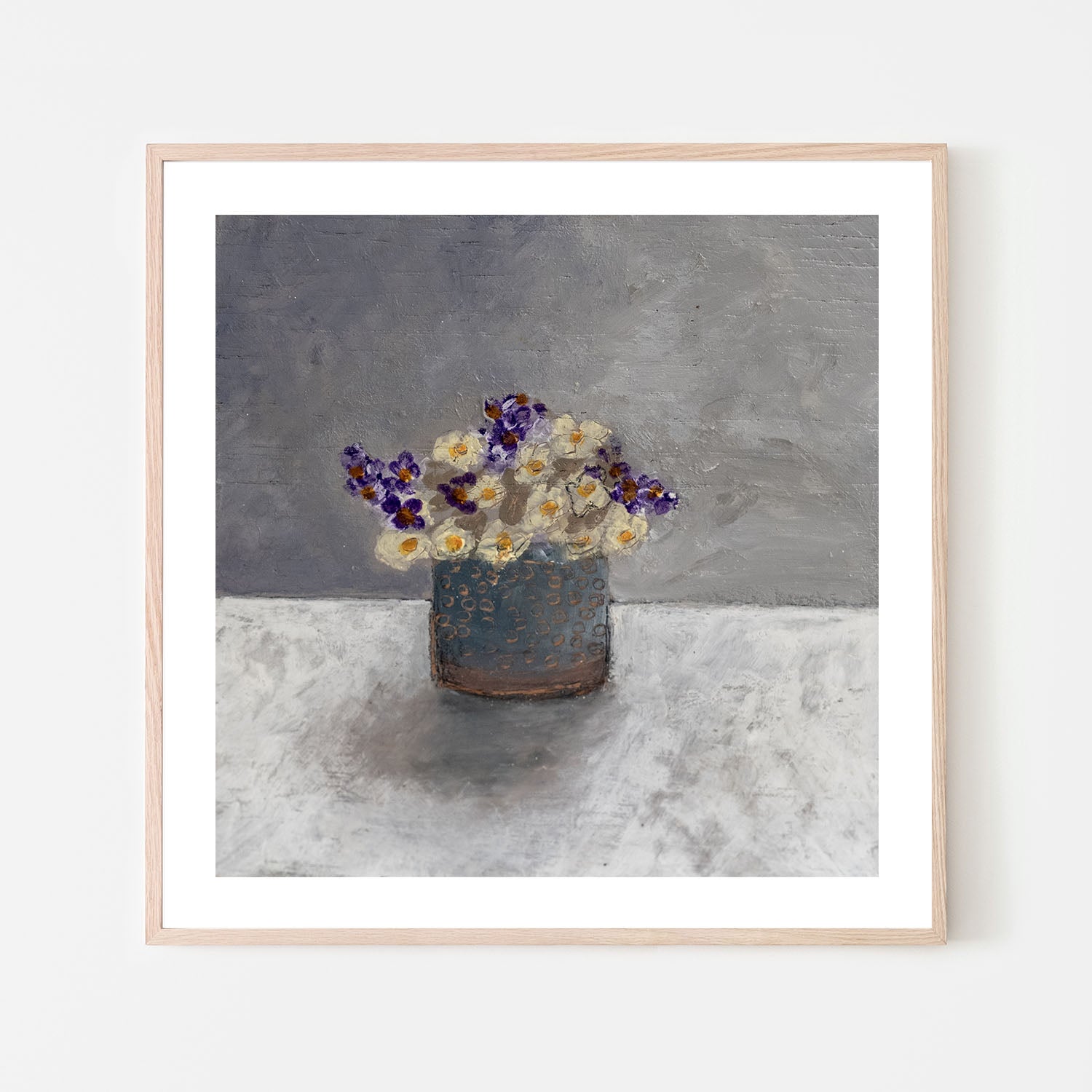 wall-art-print-canvas-poster-framed-Early Spring Flowers , By Louise O'Hara-6