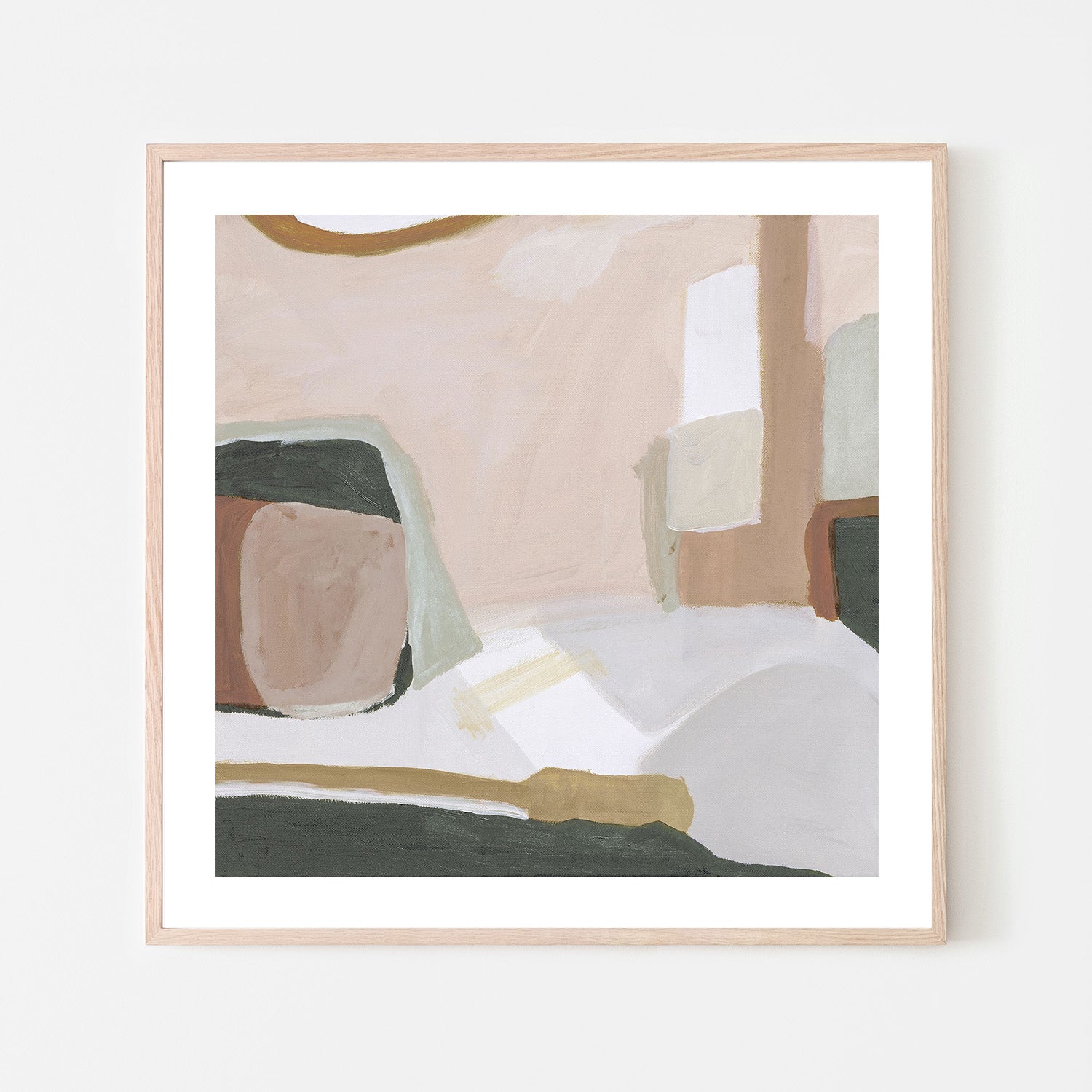 wall-art-print-canvas-poster-framed-Earthen, Warm Pastel Tone-6