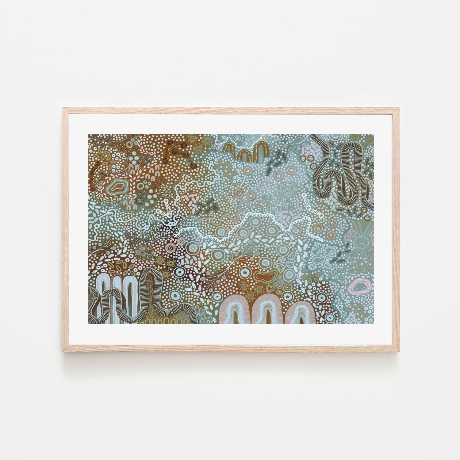 wall-art-print-canvas-poster-framed-Earth’s Gathering, Blue Tones , By Tulearah Shield-6