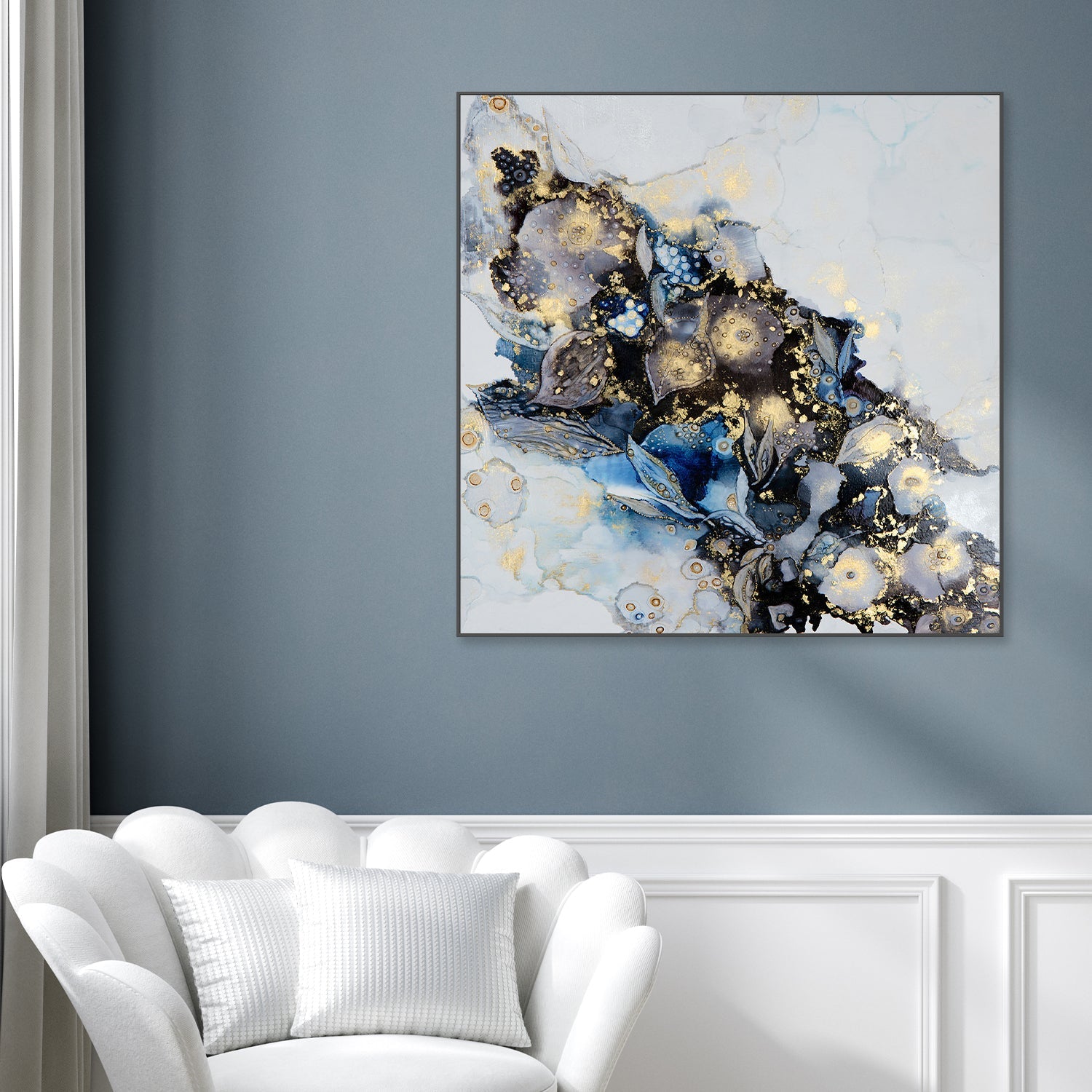 Earth's Intelligence , By Mishel Schwartz Wall Art Print Framed
