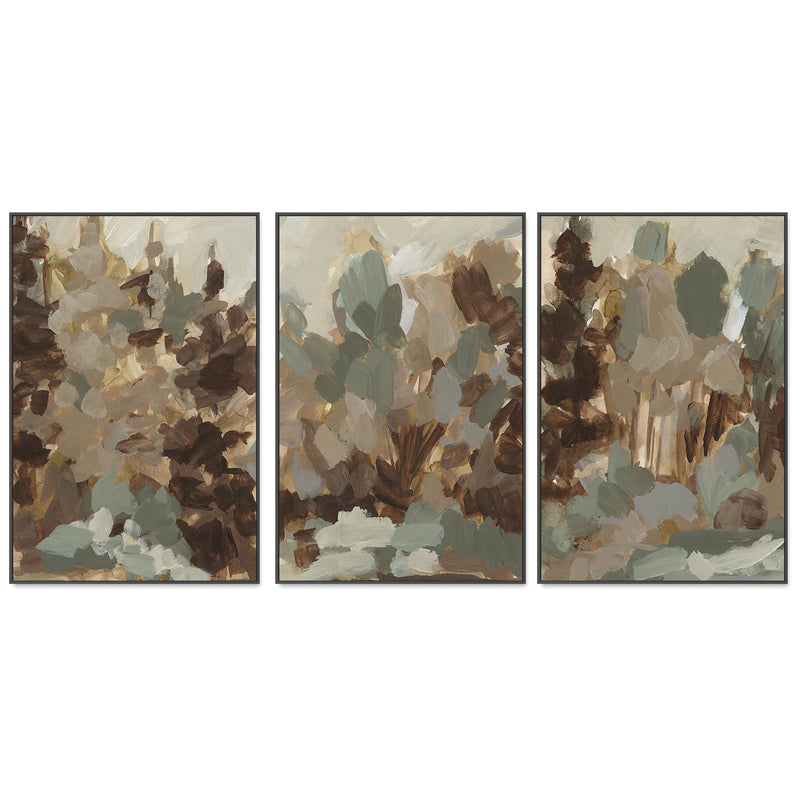 wall-art-print-canvas-poster-framed-Earthy Bloom, Style A, B & C, Set Of 3 , By Emily Wood-3