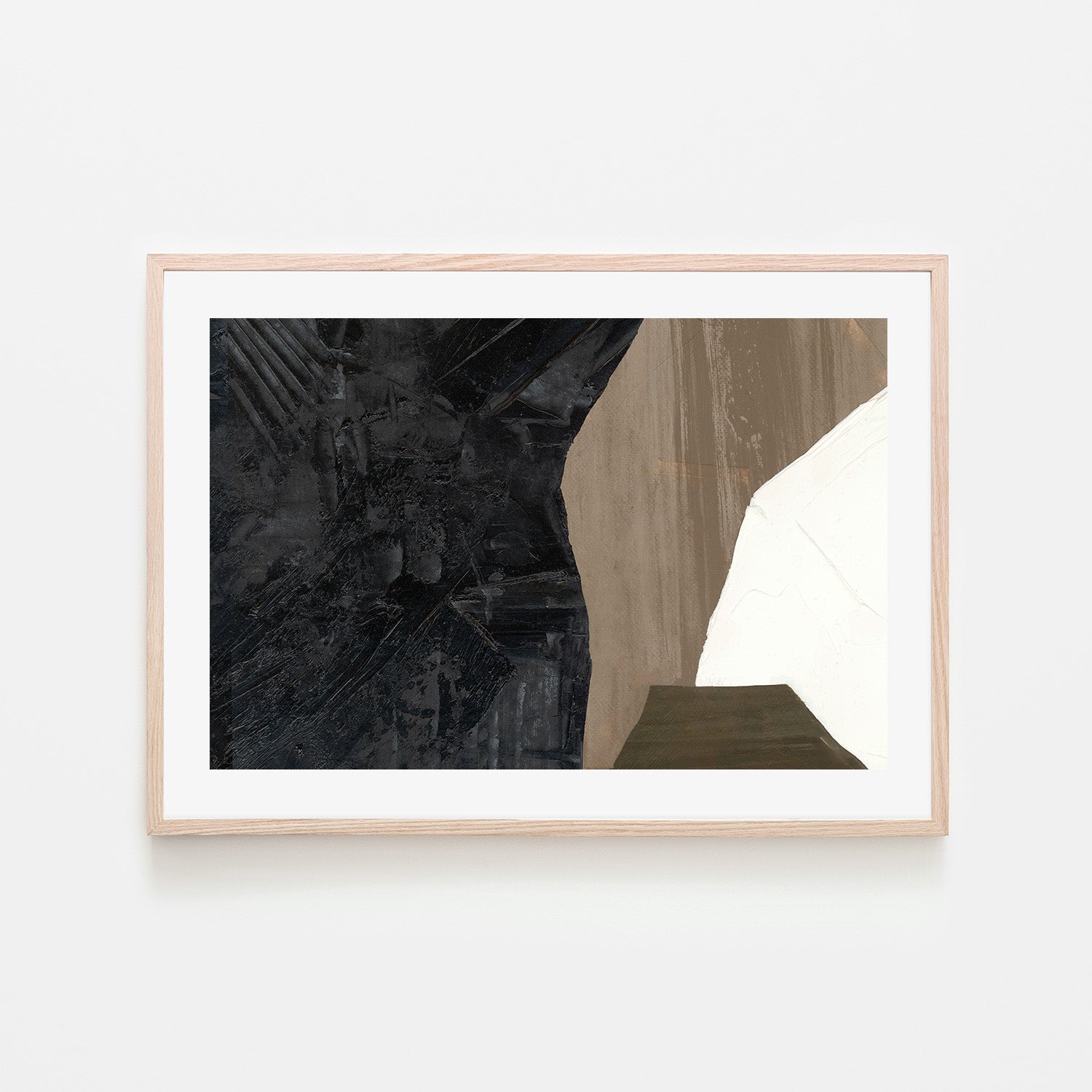 wall-art-print-canvas-poster-framed-Earthy Layers and Textured Forms , Style B-6