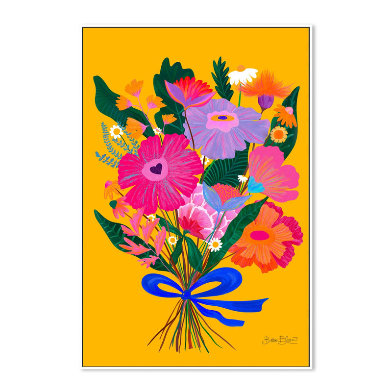 wall-art-print-canvas-poster-framed-Eclectic Flowers-5
