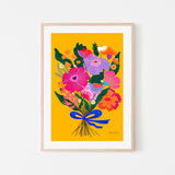 wall-art-print-canvas-poster-framed-Eclectic Flowers-6