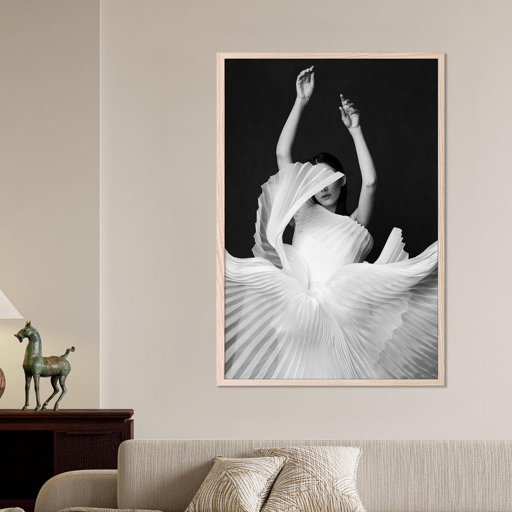 wall-art-print-canvas-poster-framed-Elegant Fabric Dance-7