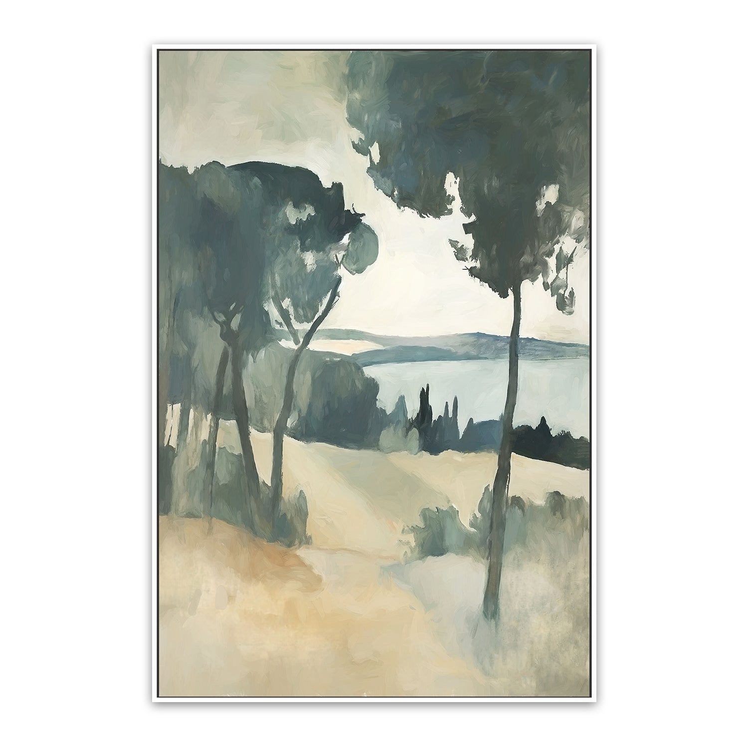 wall-art-print-canvas-poster-framed-Elegant Trees , Style A, By Accent Art Studio , By Accent Art Studio-5