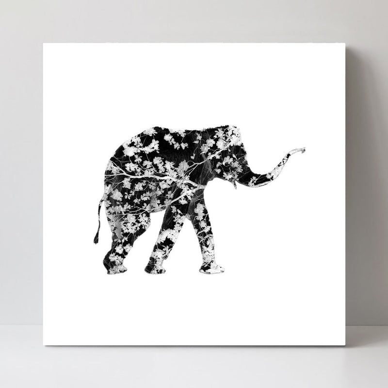 wall-art-print-canvas-poster-framed-Elephant Tree, Style A-by-Danushka Abeygoda-Gioia Wall Art
