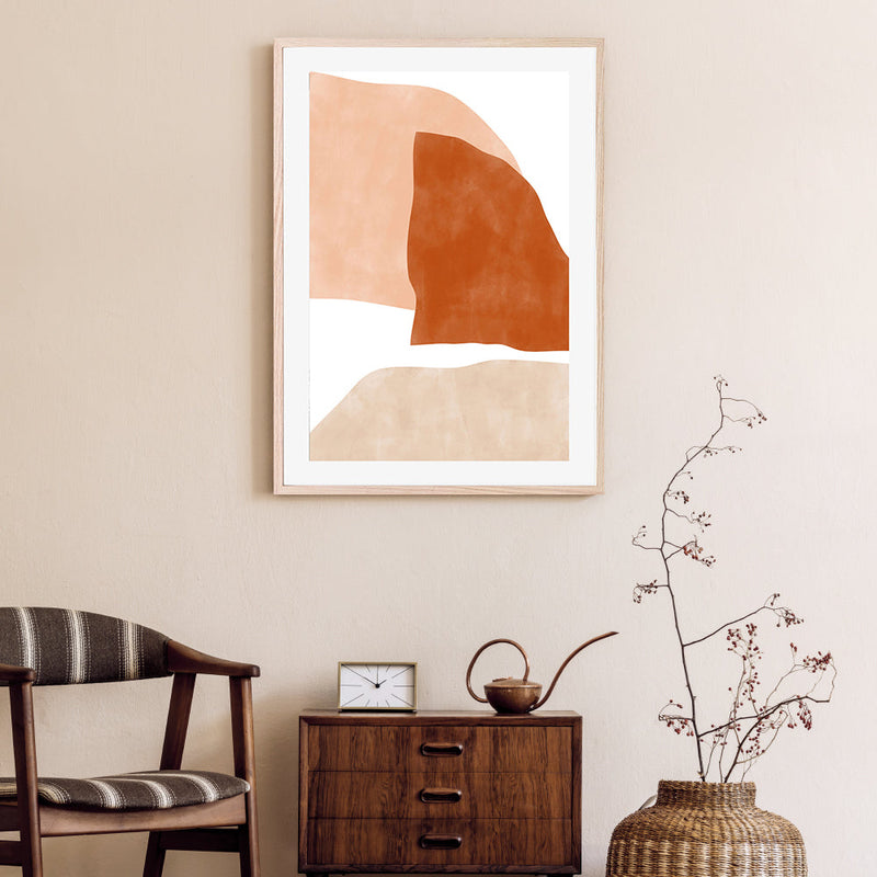 wall-art-print-canvas-poster-framed-Ember Contours, Style A , By Elena Ristova-GIOIA-WALL-ART