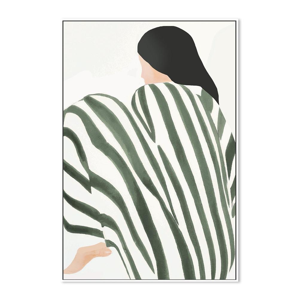 wall-art-print-canvas-poster-framed-Emerald Stria-5
