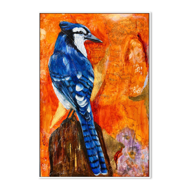 wall-art-print-canvas-poster-framed-Enchanted Blue Jays Aura , By Emily Birdsey-5
