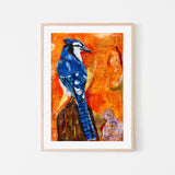 wall-art-print-canvas-poster-framed-Enchanted Blue Jays Aura , By Emily Birdsey-6