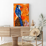 wall-art-print-canvas-poster-framed-Enchanted Blue Jays Aura , By Emily Birdsey-7