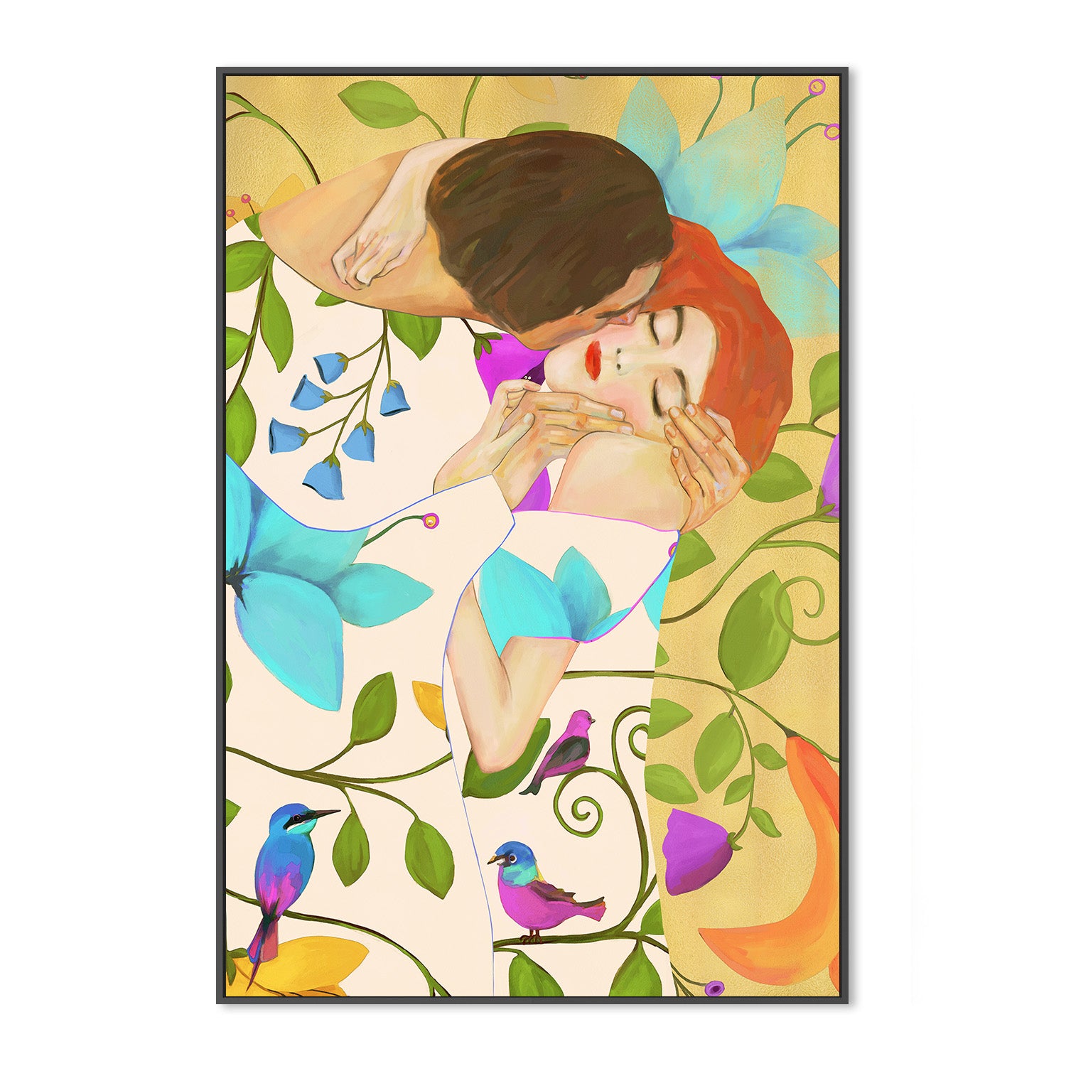 wall-art-print-canvas-poster-framed-Enchanted Embrace-3