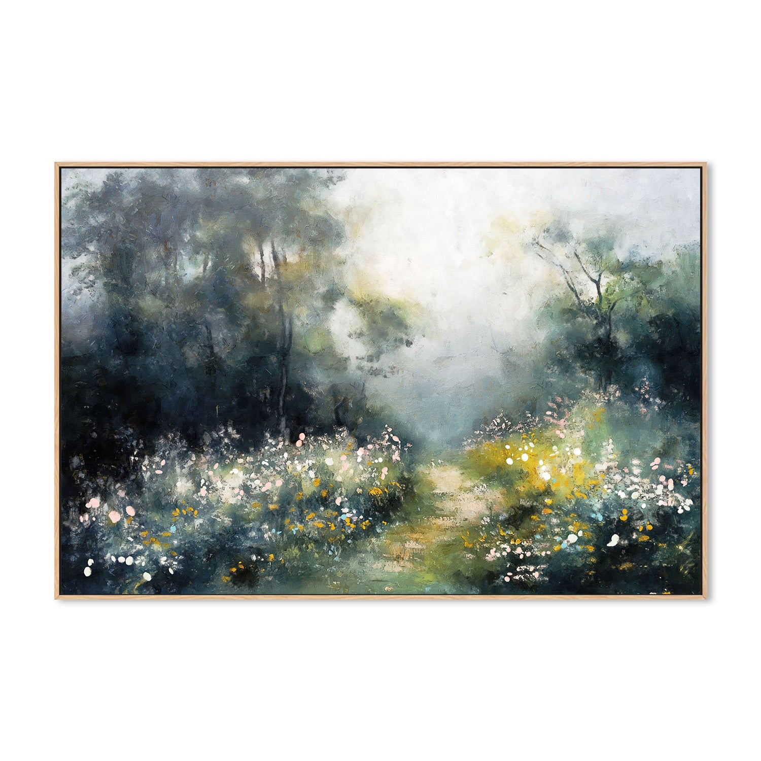 wall-art-print-canvas-poster-framed-Enchanted Forrest, Style A-4