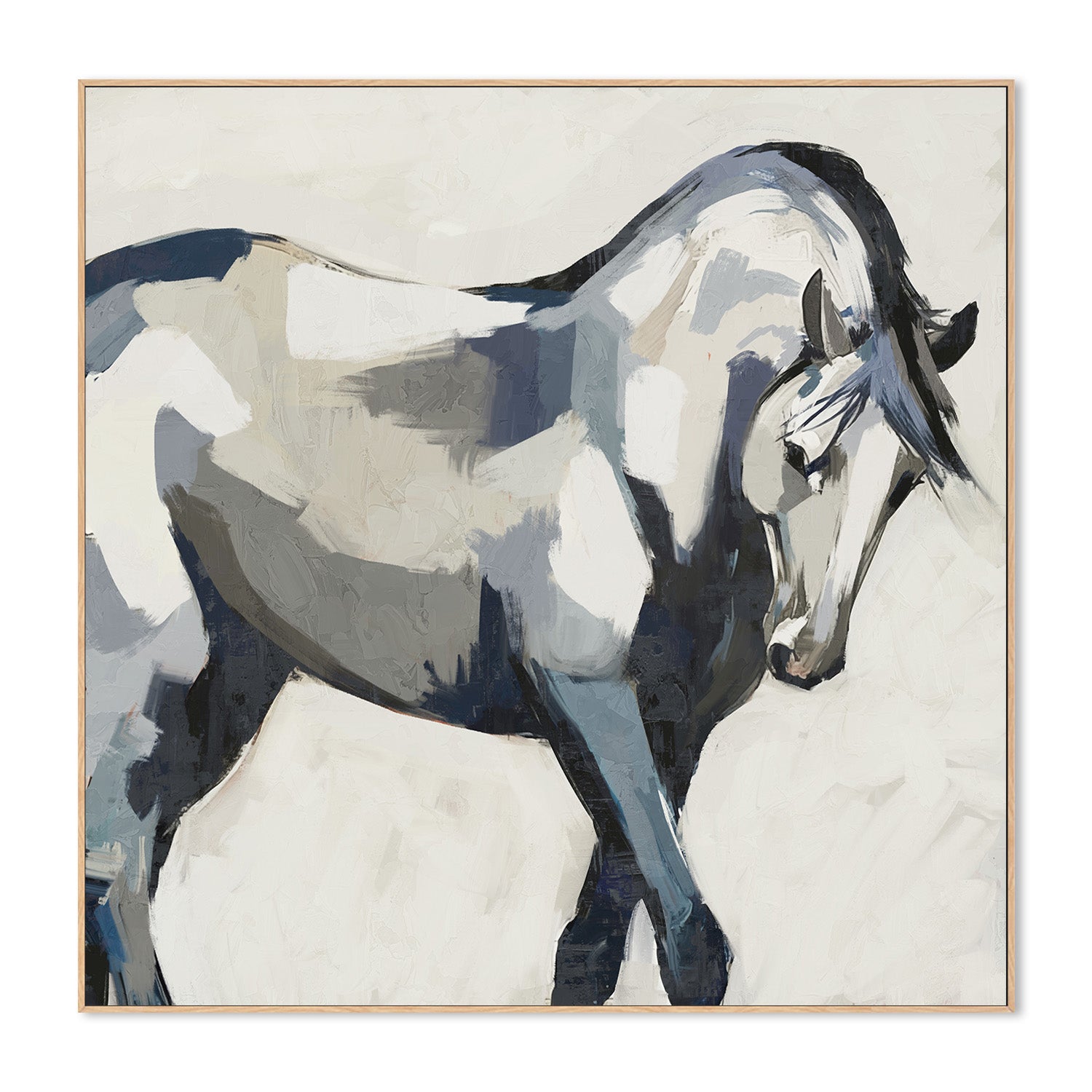 wall-art-print-canvas-poster-framed-Equine Elegance, Style A-4