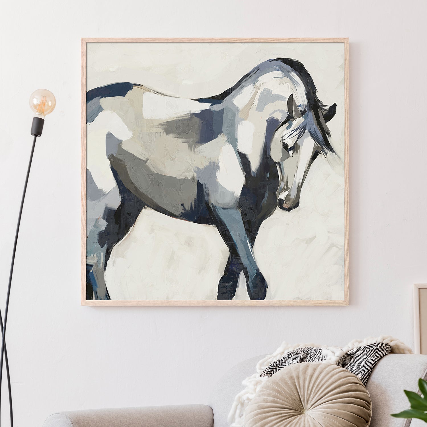 wall-art-print-canvas-poster-framed-Equine Elegance, Style A-7