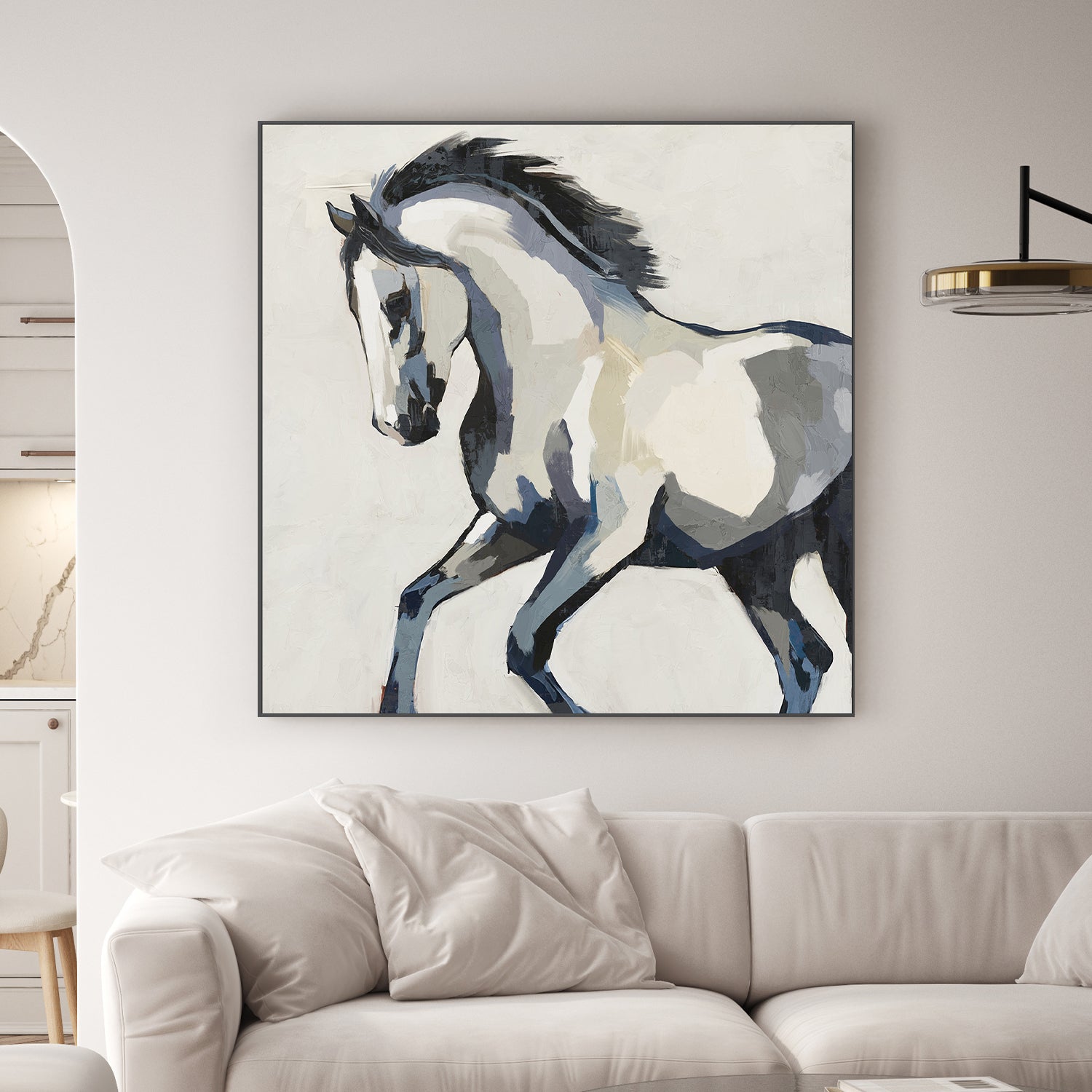 wall-art-print-canvas-poster-framed-Equine Elegance, Style B-2