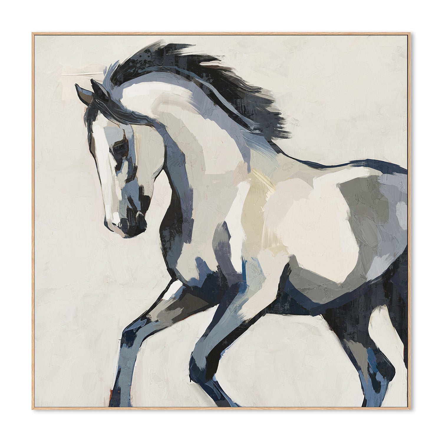 wall-art-print-canvas-poster-framed-Equine Elegance, Style B-4