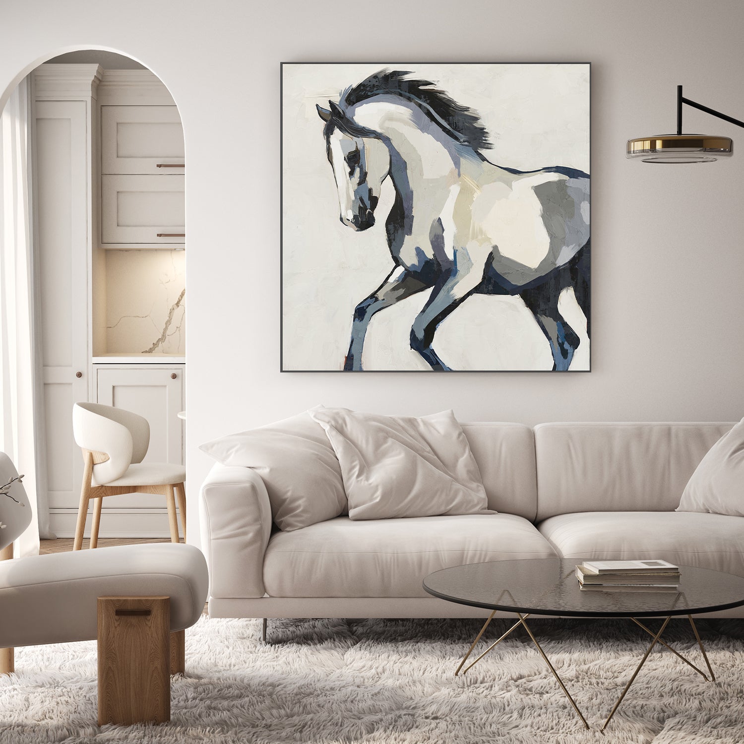 wall-art-print-canvas-poster-framed-Equine Elegance, Style B-9