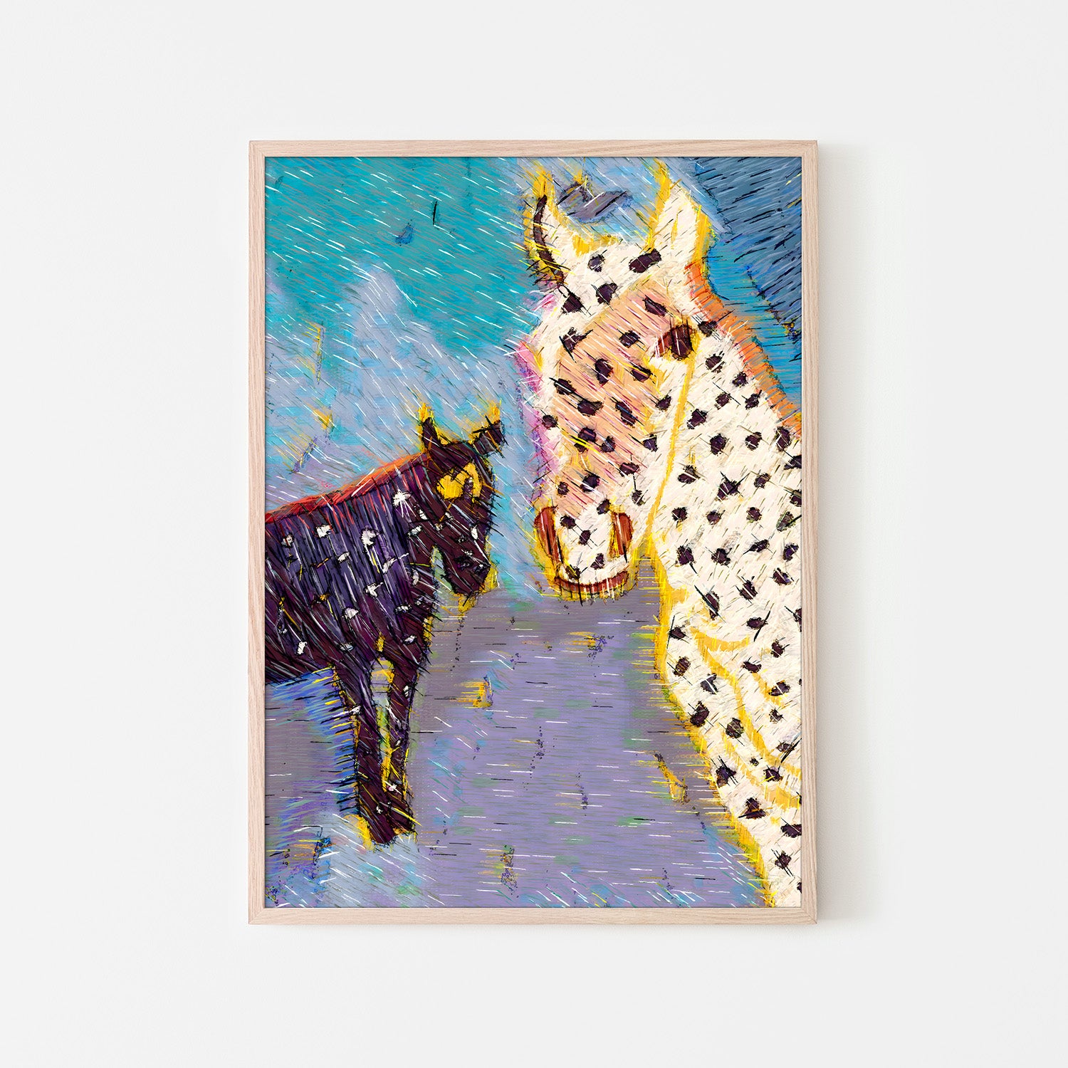 wall-art-print-canvas-poster-framed-Equus Wild Horses-6