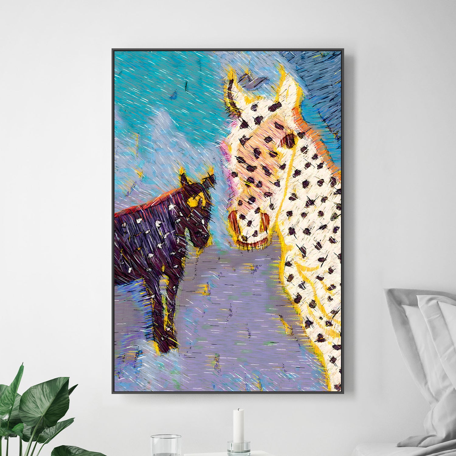 wall-art-print-canvas-poster-framed-Equus Wild Horses-7