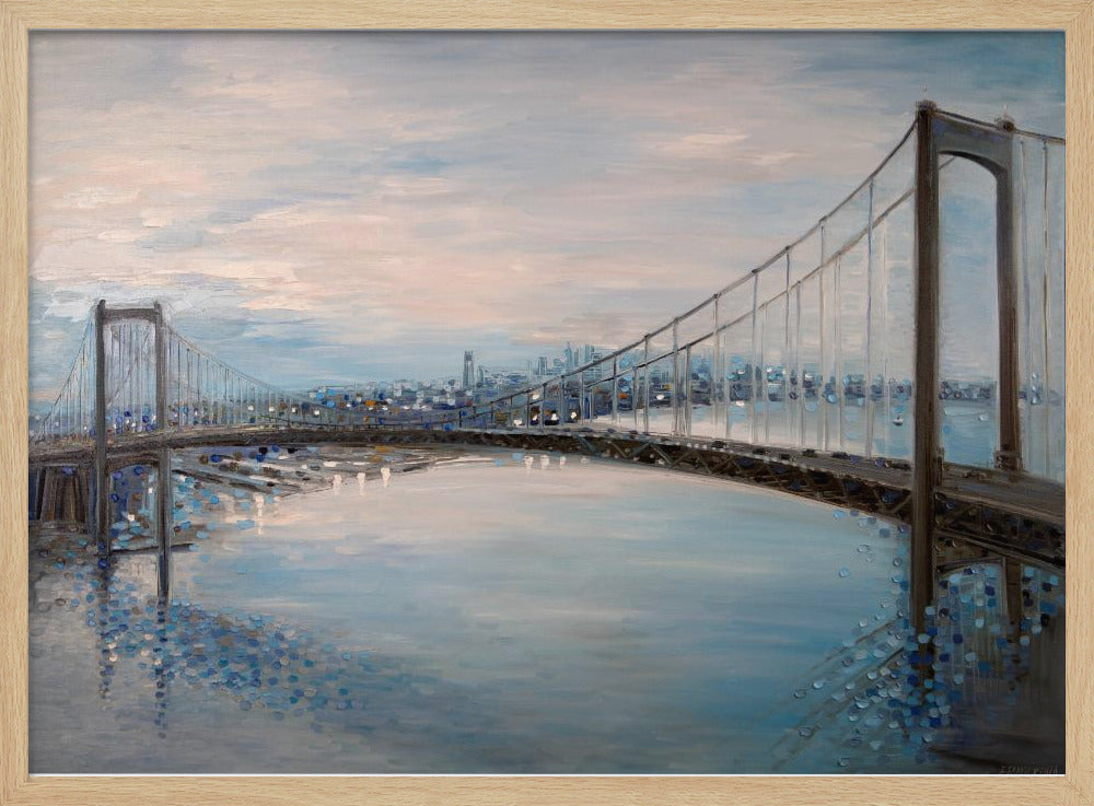 wall-art-print-canvas-poster-framed-Ermilkina Waltwhitmanbridge 36x48 Oil , By Ekaterina Ermilkina-1