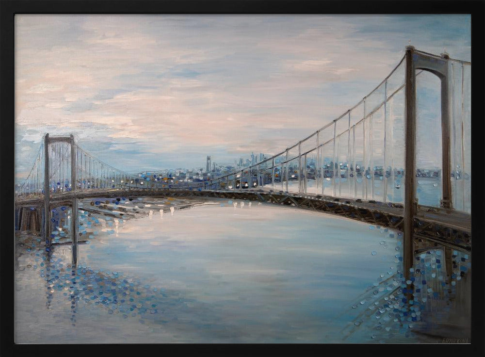 wall-art-print-canvas-poster-framed-Ermilkina Waltwhitmanbridge 36x48 Oil , By Ekaterina Ermilkina-2