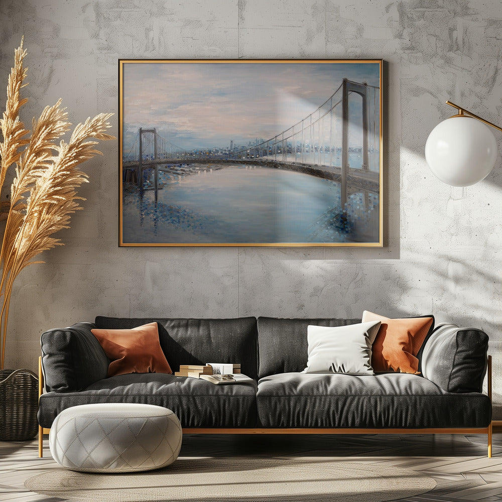 wall-art-print-canvas-poster-framed-Ermilkina Waltwhitmanbridge 36x48 Oil , By Ekaterina Ermilkina-8