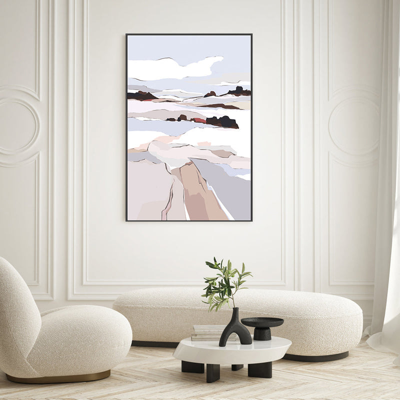 wall-art-print-canvas-poster-framed-Eternal Peaks, Style B , By Nikita Jariwala-GIOIA-WALL-ART