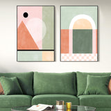 wall-art-print-canvas-poster-framed-Ethereal Angles, Style A & B, Set Of 2 , By Elena Ristova-GIOIA-WALL-ART
