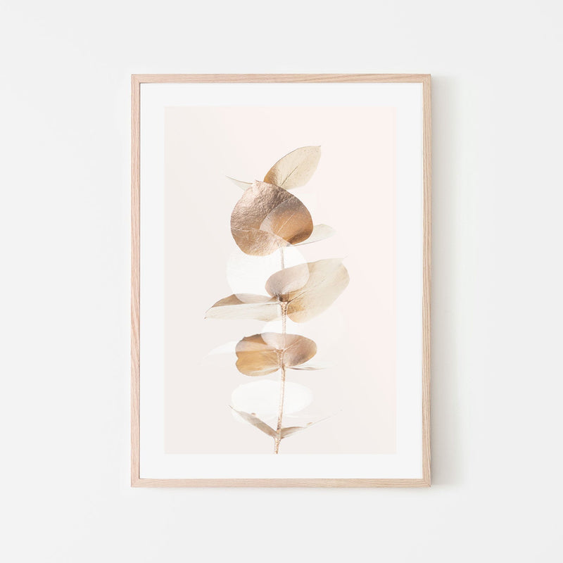wall-art-print-canvas-poster-framed-Eucalyptus Creative Gold, Style B-by-Plus X Studio-Gioia Wall Art