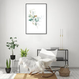 wall-art-print-canvas-poster-framed-Eucalyptus Leaves With Golden Twigs, Style C-by-Gioia Wall Art-Gioia Wall Art