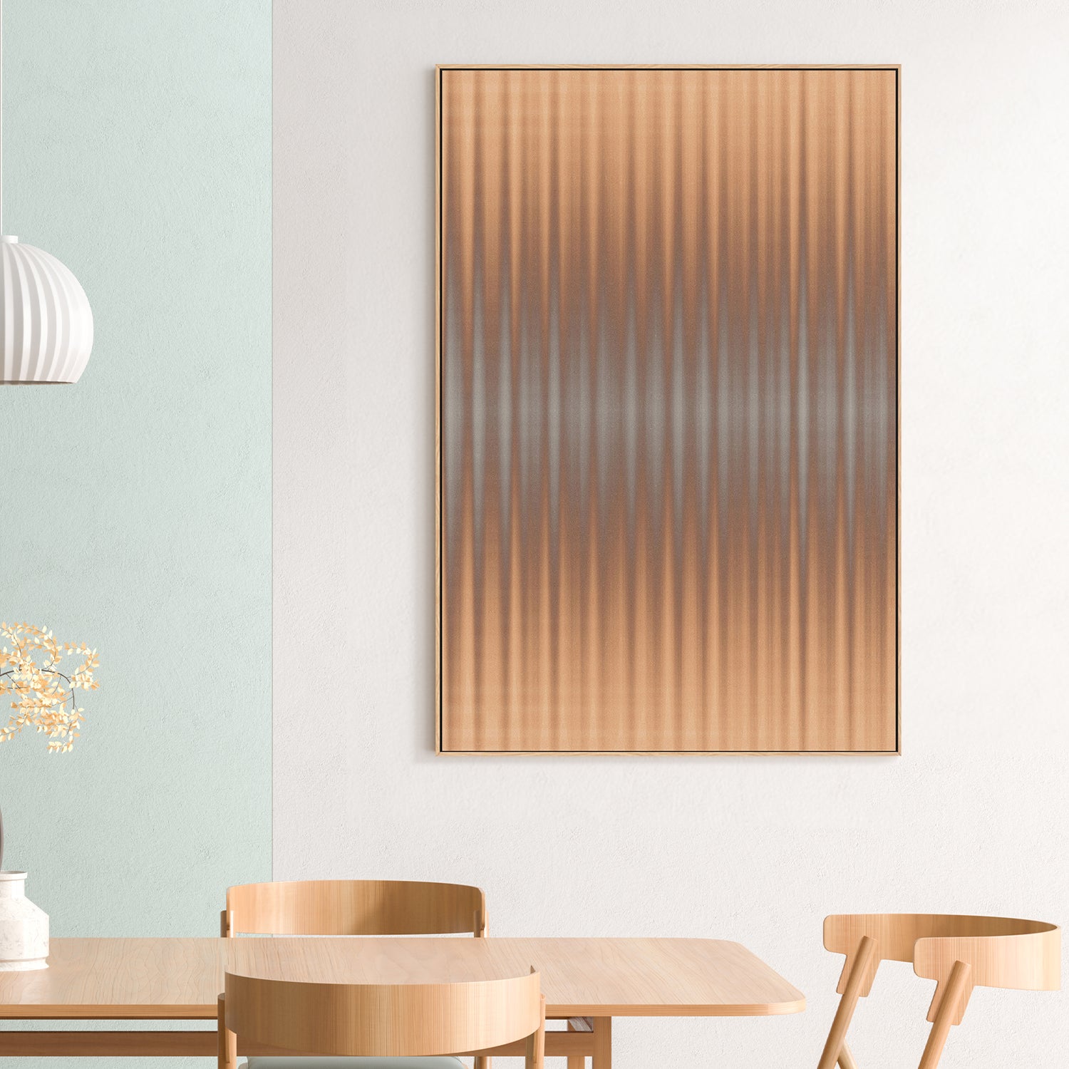 wall-art-print-canvas-poster-framed-Euphoria, Orange and Gray-2