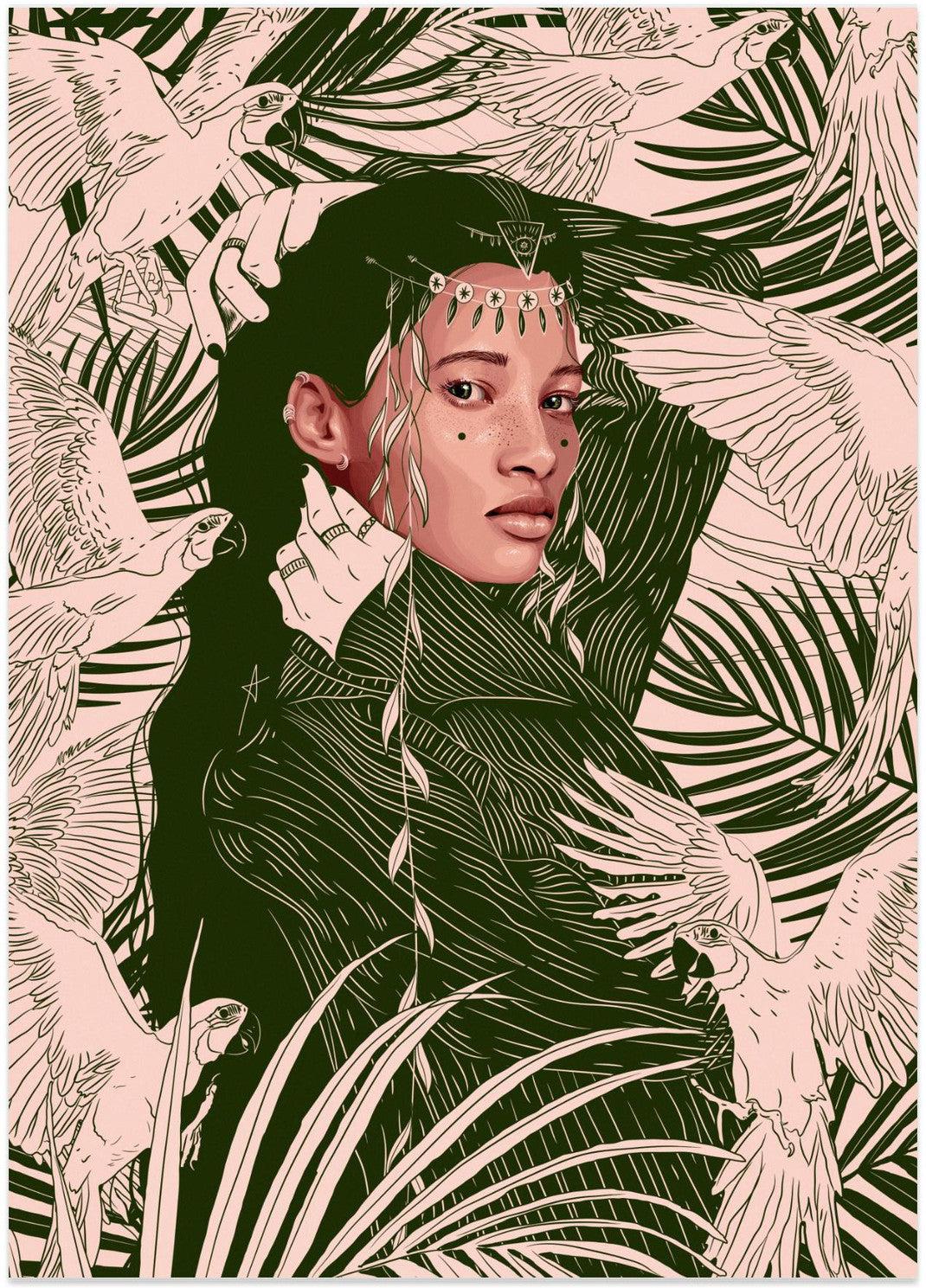 Eveille By AnA Ariane Wall Art Print Framed Canvas Poster Gioia eveille-by-ana-ariane-wall-art-print-framed-canvas-poster-gioia