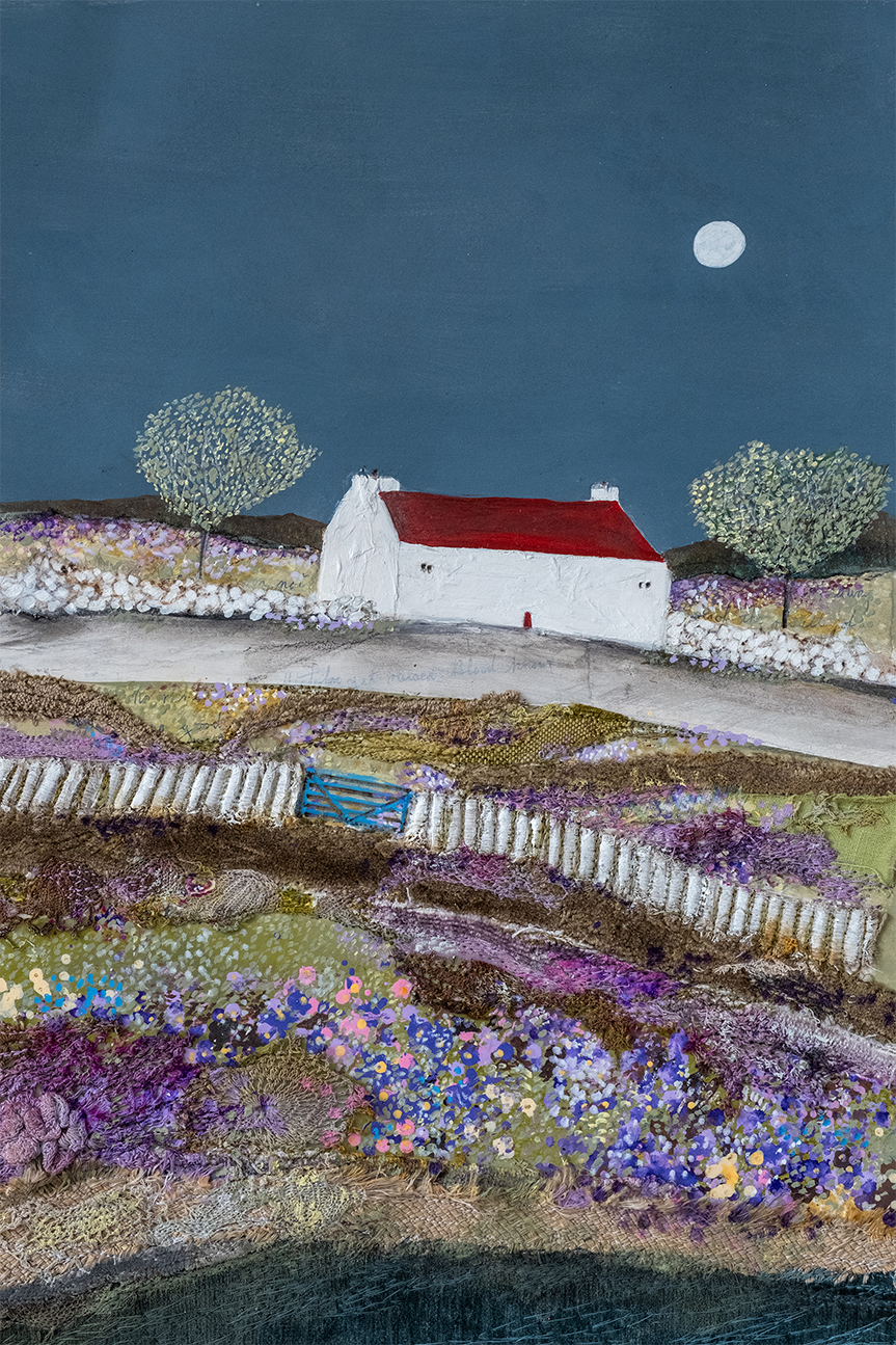 wall-art-print-canvas-poster-framed-Evening Meadow , By Louise O'Hara-1