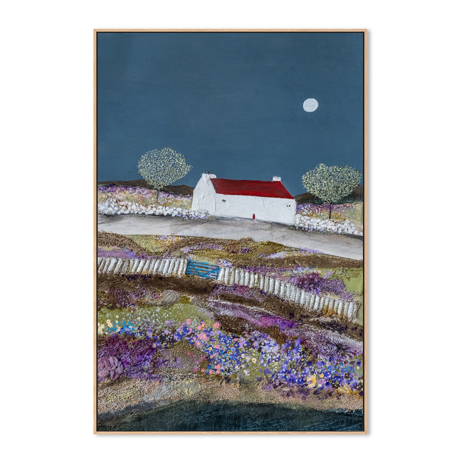 wall-art-print-canvas-poster-framed-Evening Meadow , By Louise O'Hara-4