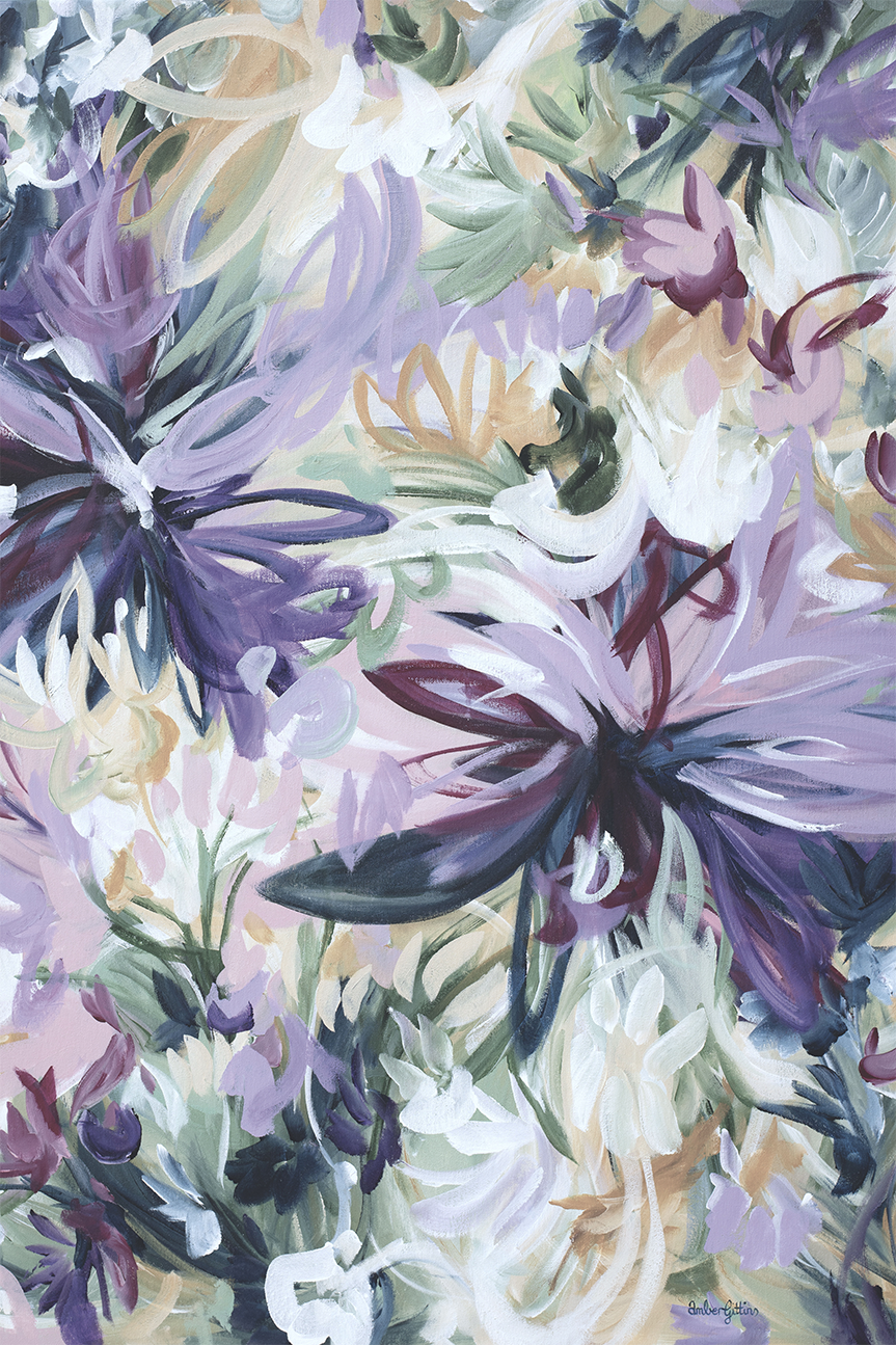 wall-art-print-canvas-poster-framed-Exotic Wild Flowers , By Amber Gittins-1