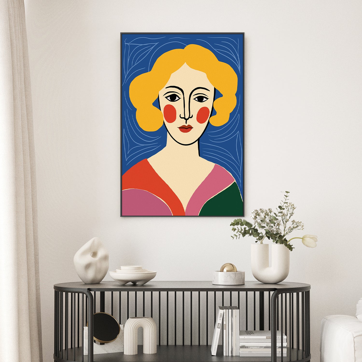 wall-art-print-canvas-poster-framed-Expressionist Colorful Abstract-7