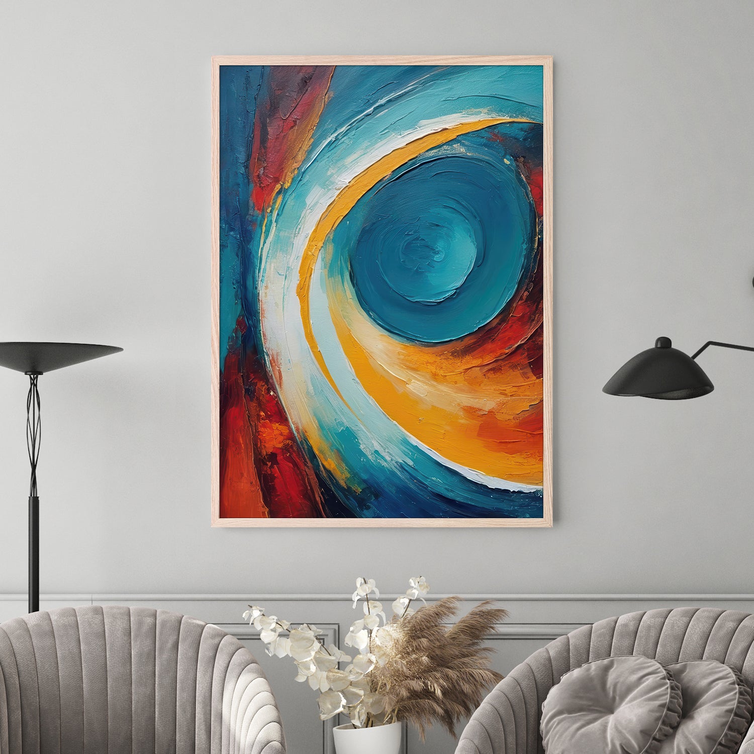 wall-art-print-canvas-poster-framed-eye of blue-2