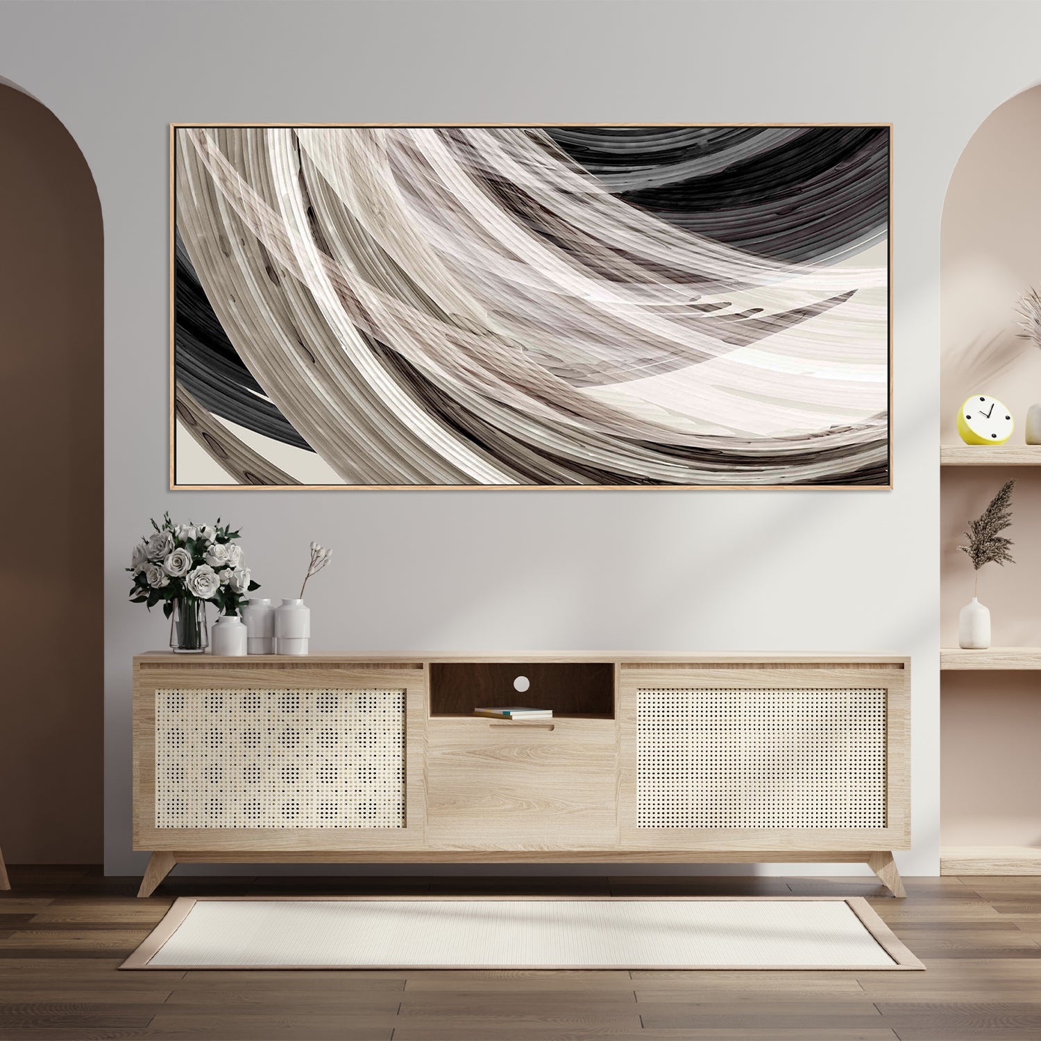 wall-art-print-canvas-poster-framed-Faded Streams, Style A-7