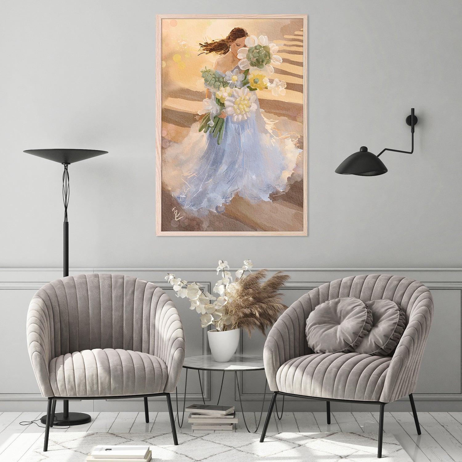 wall-art-print-canvas-poster-framed-Fairy Balloon-8