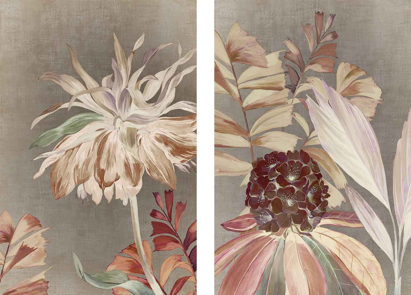 wall-art-print-canvas-poster-framed-FairyTale, Style A & B, Set Of 2 , By Asia Jensen-1