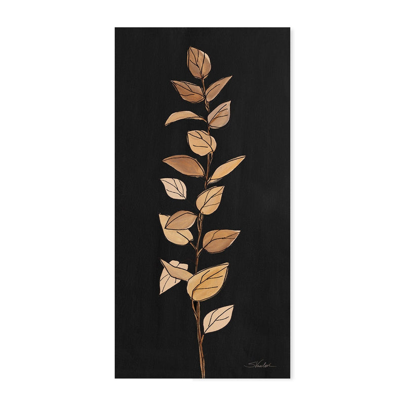 wall-art-print-canvas-poster-framed-Farm Branch on Black, Set of 2-by-Silvia Vassileva-Gioia Wall Art